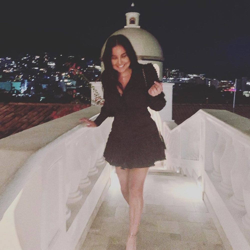 Alexis Gorgeous Short Detailed Black Dress - Size M
